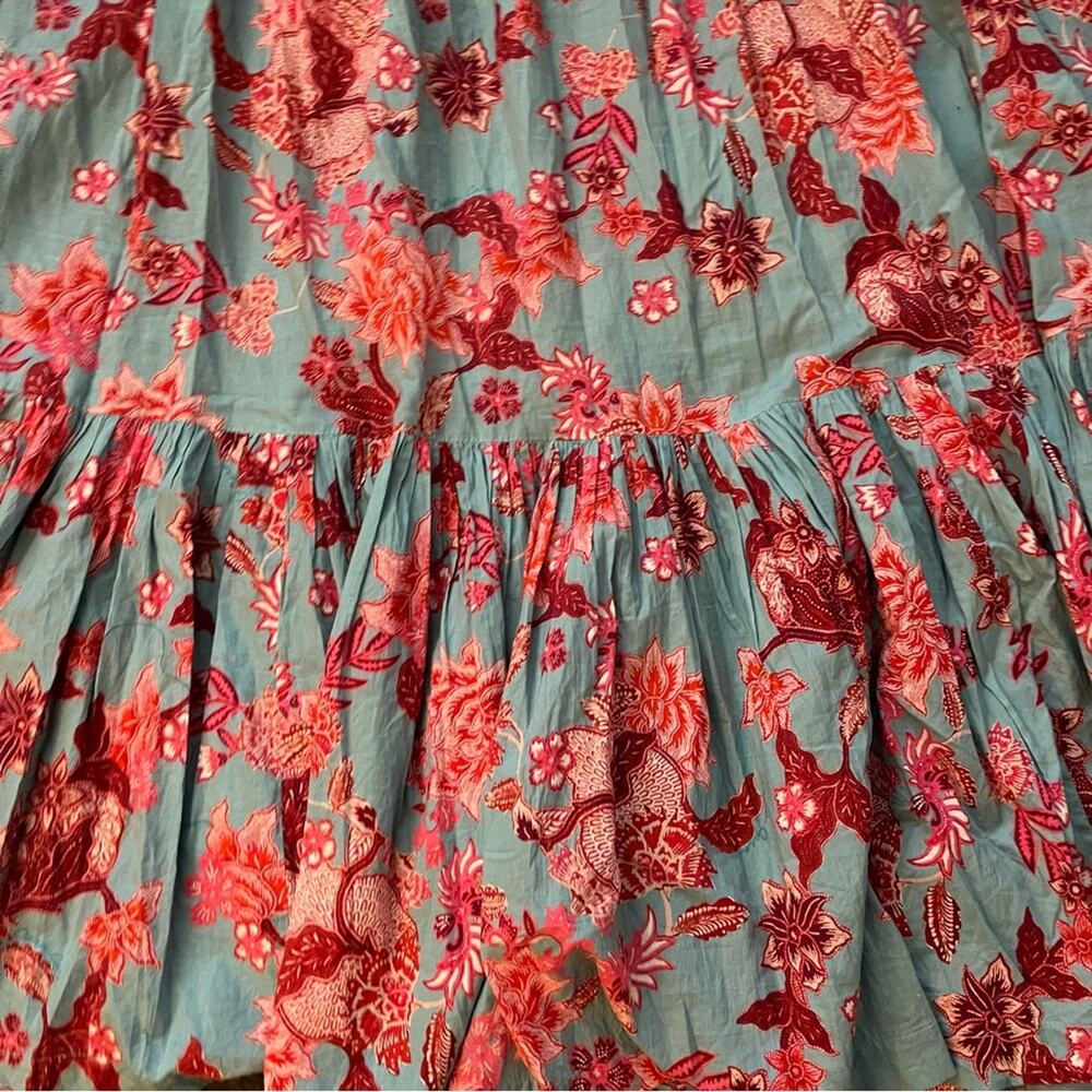 Cara Cara Skylar Floral Smocked Off The Shoulder Midi Dress - Picture 8 of 8